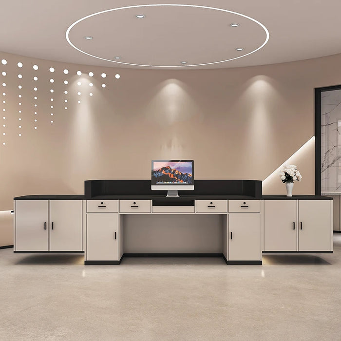 Salon Clothing Bar Counter Cash Retail Shop Hair Salon Reception Desk Office Executive Theke Rezeption Commercial Furniture