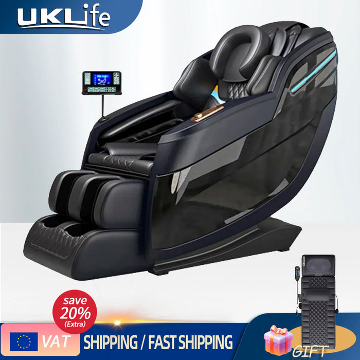 3 Year Warranty UKLife Newest Massage Chair 4D Full Body AirBag Zero Gravity Heat AI voice Office Chair Massage Sofa Home Chair