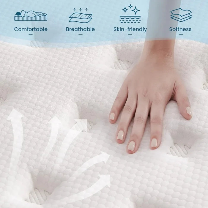 Queen Size Mattress,12 Inch Memory Foam Hybrid Mattress in a Box, Comfortable for Sleep Supportive and Pressure Relief