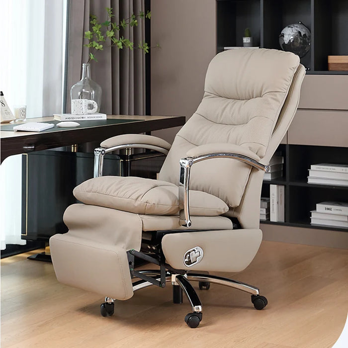 Lounge Puff Seat Comfortable Office Chairs Cushion Ergonomic Cushions Leather Office Chairs Vanity Cadeira Computer Chair SY50OC