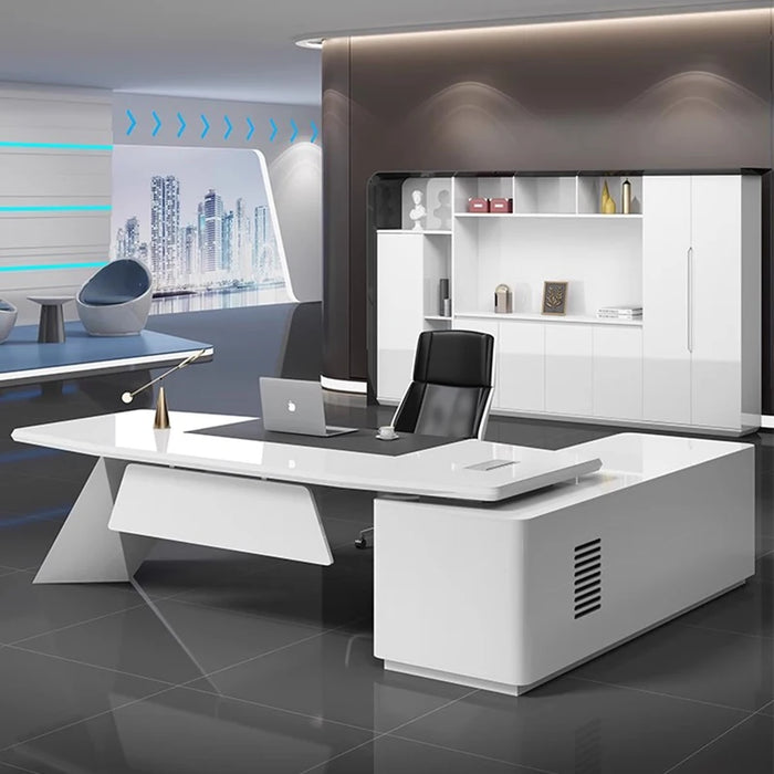 Standing Gaming Study Desk Conference Computer Office Writing Corner Desk Reception Executive Mesa Media Console Furniture
