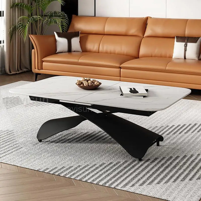 Light Luxury Lifting Dining Table Transformer Table For Living Room Foldable Table With 4 Chairs Kitchen Furniture Set