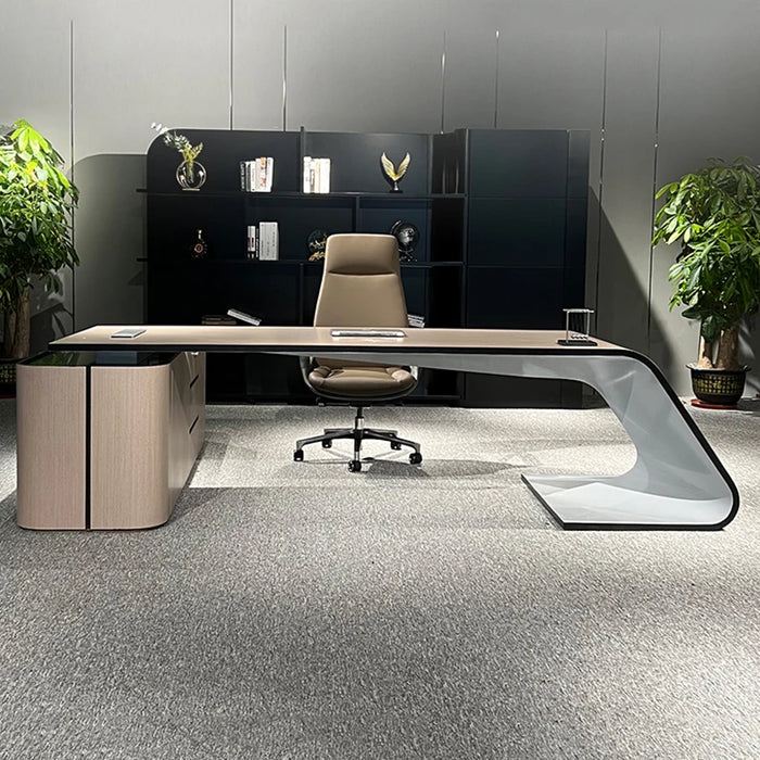 Drawers Corner Office Desks Meeting Storage Computer Luxury Workstation Standing Executive Tavolo Da Lavoro Office Furniture