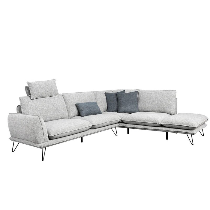 New Material Fabric Sofa Modern Furniture L Shaped Sofa Designs Living Room Corner Sofa Set Furniture