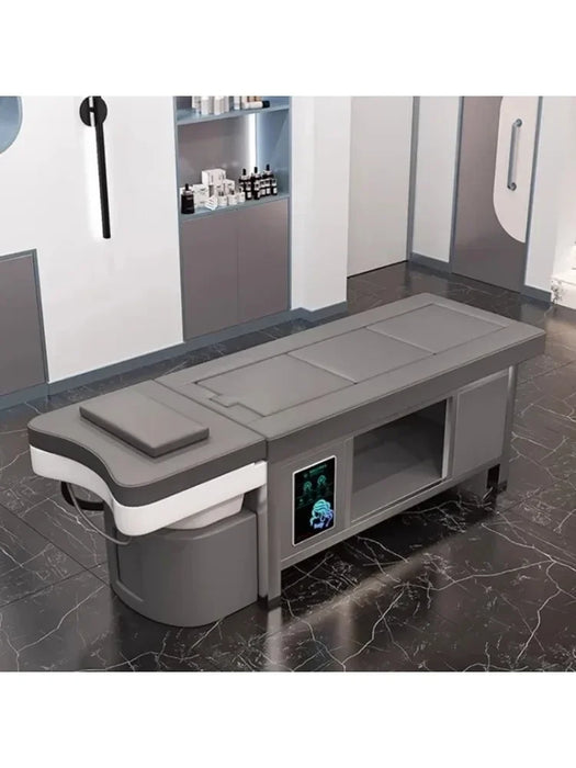Head Spa Shampo Chair Stylist Fumigation Luxury Minimalistic Hair Wash Bed Massage Therapy Behandelstoel Furniture MQ50SC