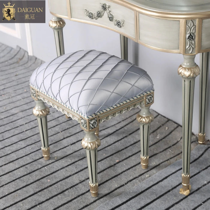 European dresser bedroom French luxury dresser combination solid wood carved dresser master bedroom princess