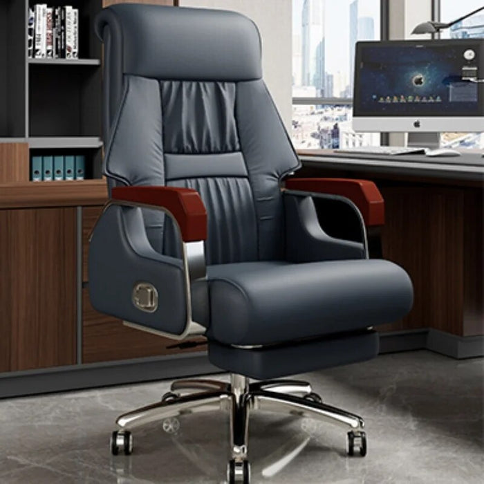 Massage Reclining Office Chair - Ergonomic Boss Swivel Conference Office Chair - Computer Leather Sillas Oficina Furniture - SR50OC