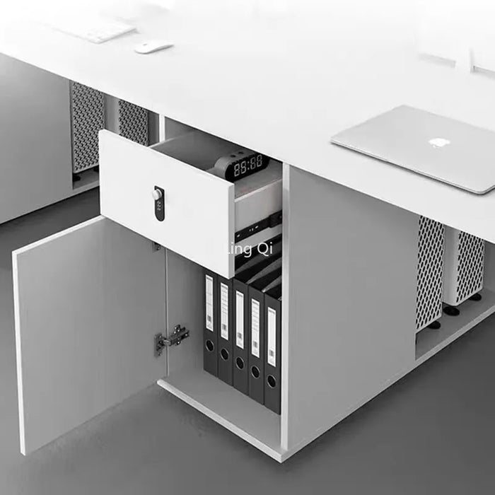 Vanity Executive Office Desk White Reception Free Shipping Designer Computer Desks Organizer Minimalist Bureau Modern Furniture