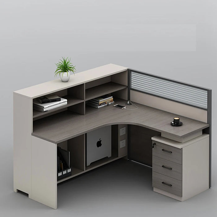 Employee Desk Staff Office Desk Combination Minimalist Modern 4/6 Seat Nordic Card Seat Office Computer Luxury Desk Furniture