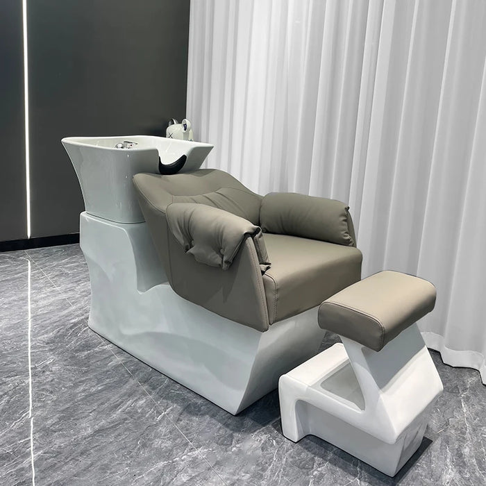 Shampoo Sink Chair Hairdressing Professional Beauty Hair Washing Chair Cosmetic Shaving Sillas Peluqueria Spa Furniture CY50XT