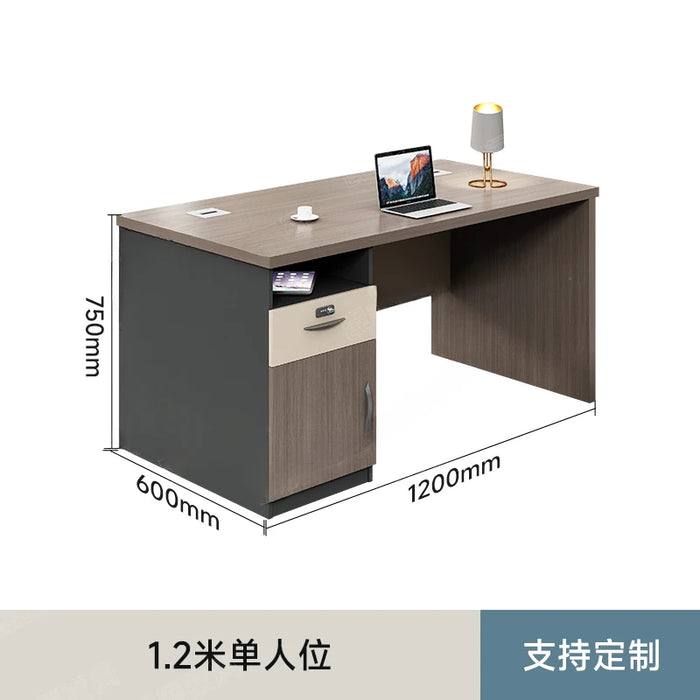 Executive Drawers Work Desk Reception Gadgets Write Modern Study Table Standing Makeup Escritorio Habitacion Furniture HD50WD