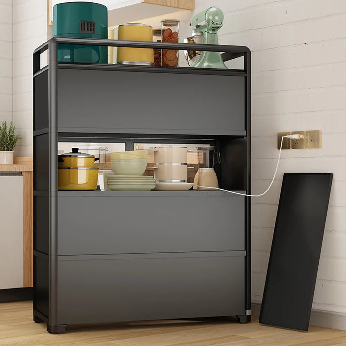 Living Room Kitchen Cabinet Nordic Multifunctional Shelves Sideboards Sideboard Space Saving Mueble De Cocina Home Furniture