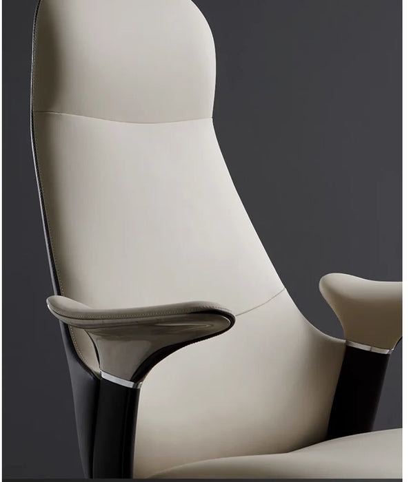 Light luxury leather boss chair Home ergonomic chair Computer chair Sedentary chair chair Office chair