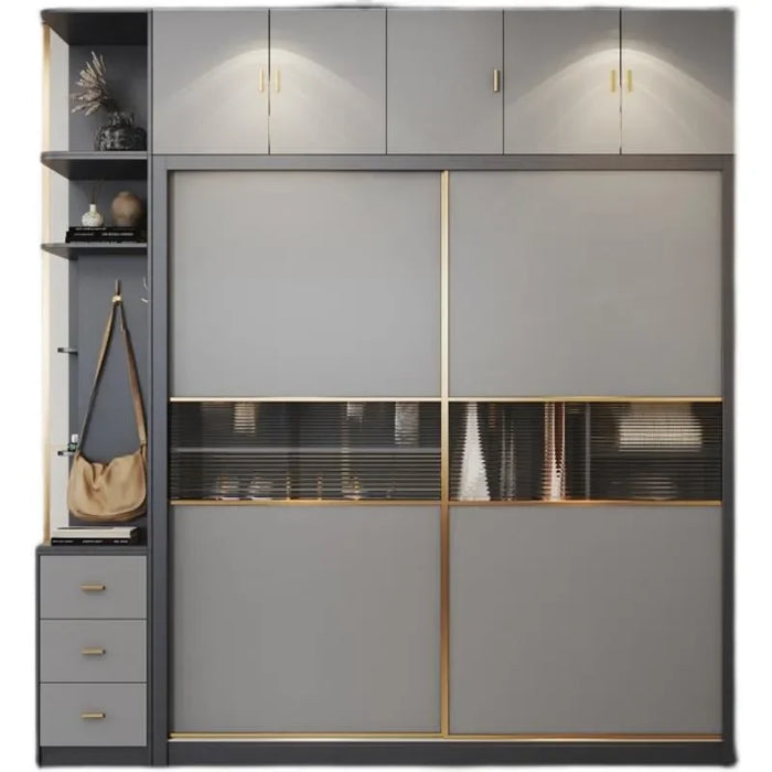 Clothes Storage Wardrobes Drawers Wardrobe Rack Cabinets Sliding Desing Partition Wardrobe Luxury Armoires De Chambre Furniture