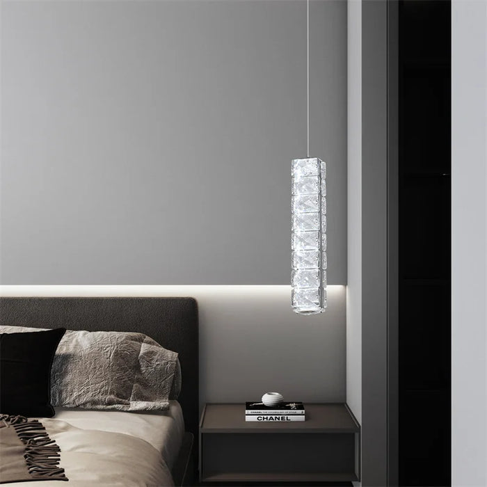 Crystal Ceiling Pendant Light Modern Interior Luxury Decor Room Lamp Living Room Kitchen Led Chandelier Fixtures Bedside Lustre